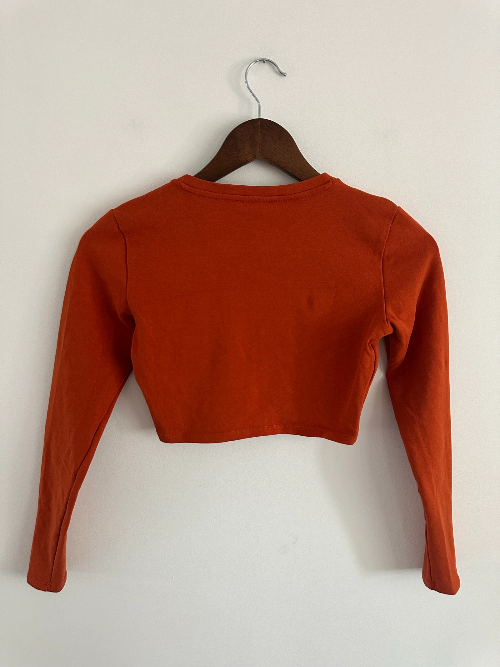 Crop top manche longue teja ZARA / Crop top manche longue taille L – photo 4